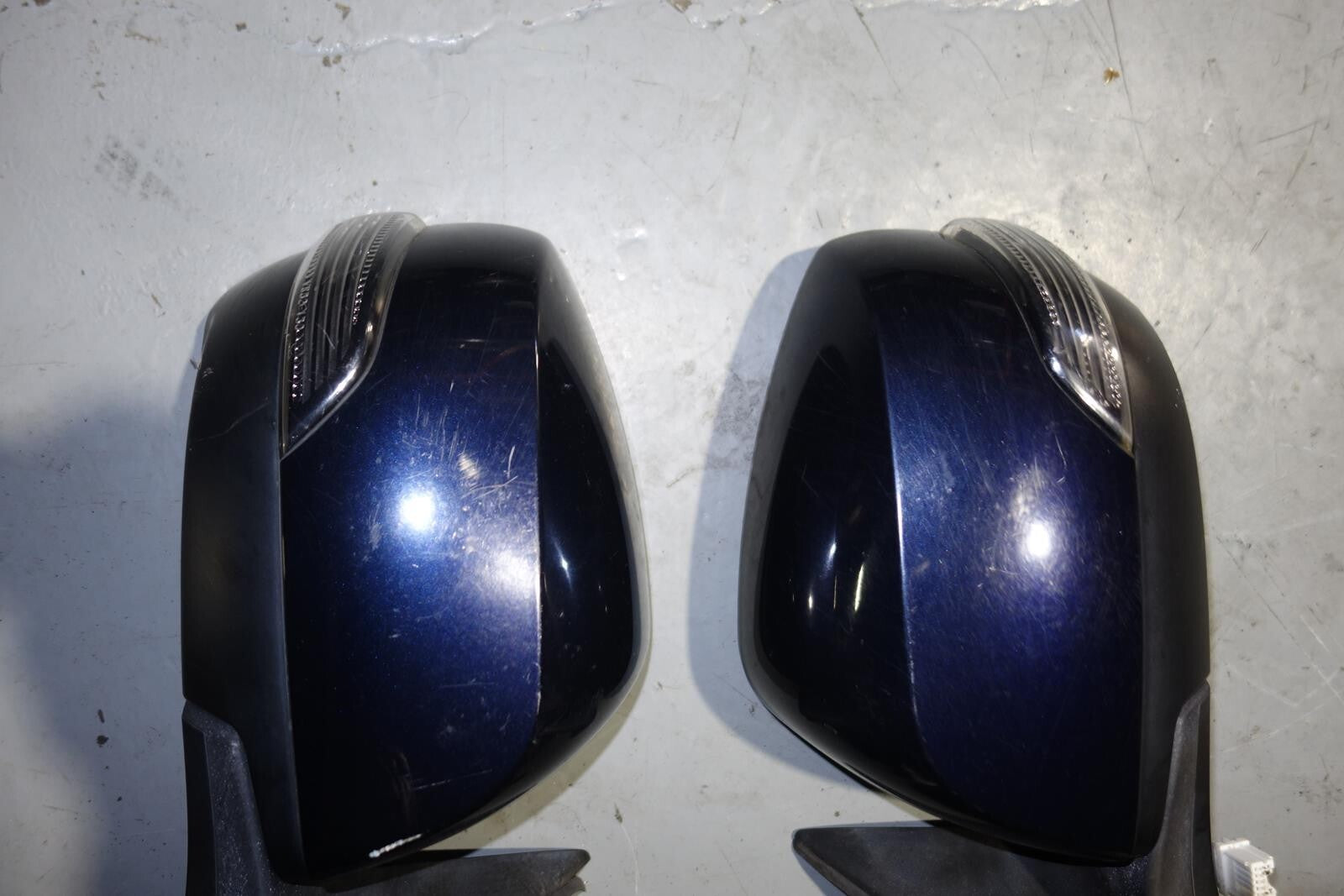 JDM Subaru Legacy Power Folding Door Mirrors Lights With Switch BRM 2010-2014