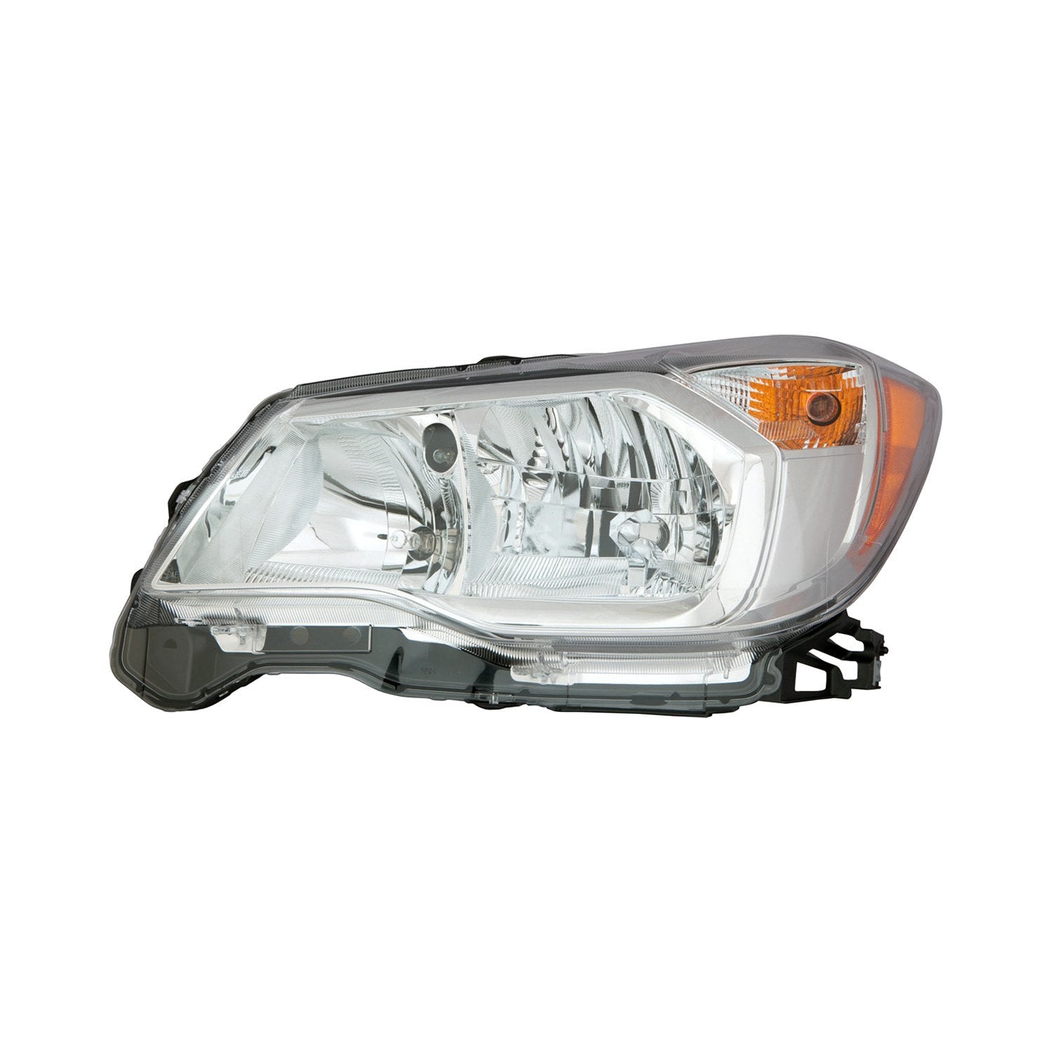SUBARU FORESTER 2014-2018 — HEAD LAMP HALOGEN LH; 2.5L ; CHROME BEZE; FORESTER 2014-2016 CAPA