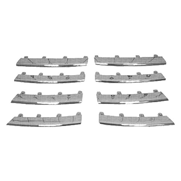VOLKSWAGEN JETTA 2005-2010 — GRILLE MOLDING CHROME KIT; (4RH+4LH) ONE SET ; JETTA 2005-2010/WAGON 2009